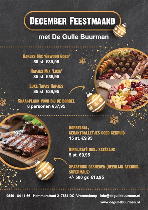 Menu De Gulle Buurman Vroomshoop