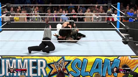 Wwe 2k15 Universe Mode Summerslam Ppv Highlights Youtube