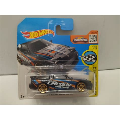 NISSAN SX TYPE X GREDDY HOT WHEELS CARTON MAL ESTADO CARD DAMAGED BCN STOCK CARS