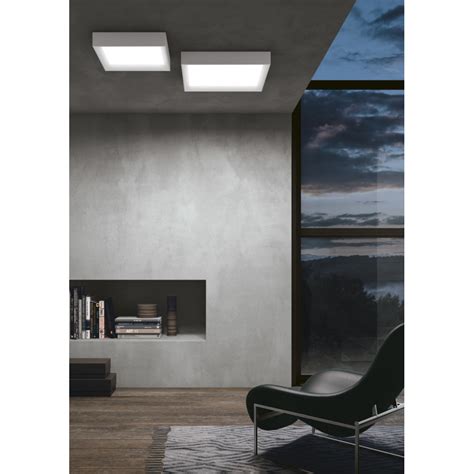 Linea Light Tara Q Plafoniera Applique Quadrata Cm Led