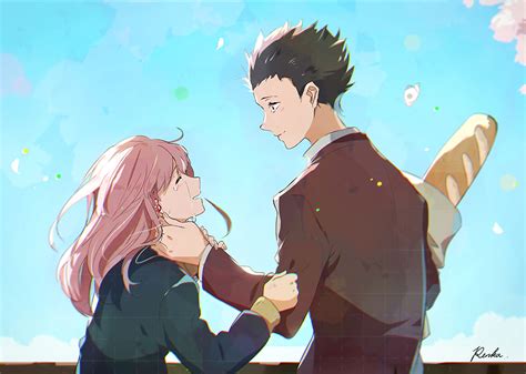 A Silent Voice Shouya And Shouko Hd Wallpaper By れんか