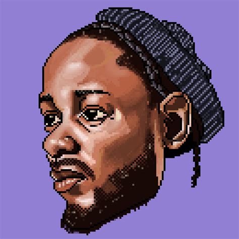 Kendrick Lamar pixel art by K1Cartoons on Newgrounds