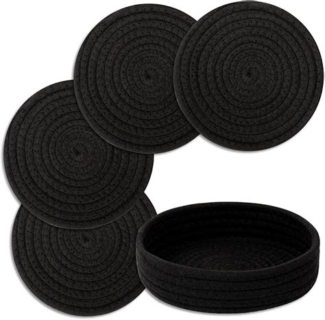 Amazon Trivets For Hot Dishes Pots And Pans Heat Resistant Hot Pads With Storage Basket