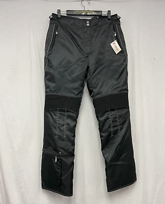 Hein Gericke Women S Leather Motorcycle Riding Pants Black Size