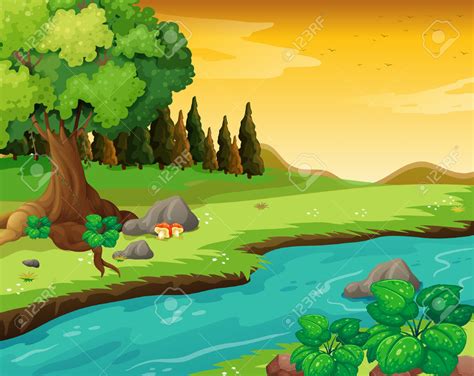 Water forest clipart - Clipground