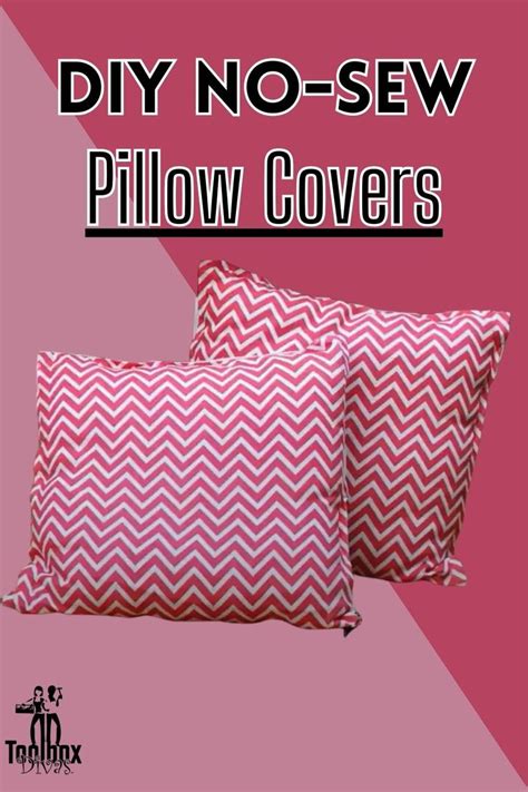 How To Make A No Sew Pillow Cover With Zipper Em 2024