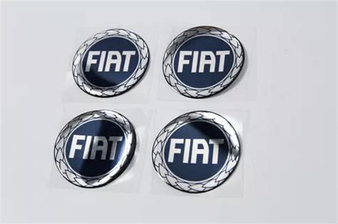 Adesivos Emblema Resinado Roda Fiat 55mm Cl3