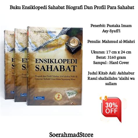 Jual Buku Ensiklopedi Sahabat Biografi Dan Profil Para Sahabat 1 Set 3