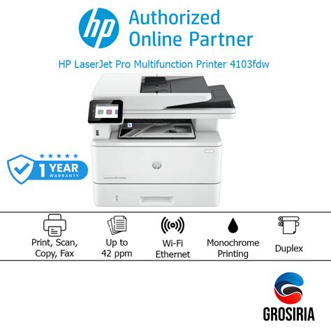 Jual HP Printer Laser Mono Hitam Putih Multifungsi LaserJet Pro MFP