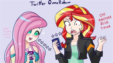 Fluttershy And Sunset Shimmer 2 By Fluttercool On Deviantart