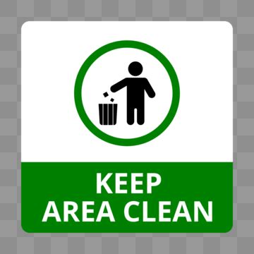 Keep This Area Clean PNG Transparent Images Free Download | Vector ...