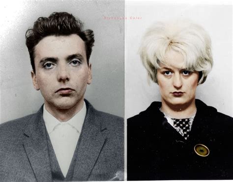 Ian Brady And Myra Hindley Mug Shot 1965 Moors Murderers R Colorization