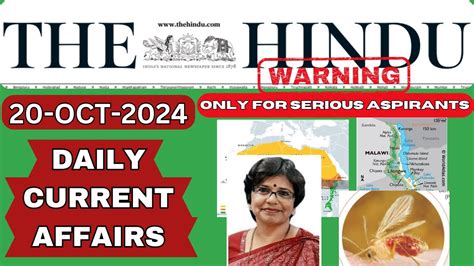 The Hindu Current Affairs 20OCT UPSC The Hindu Newspaper Analysis