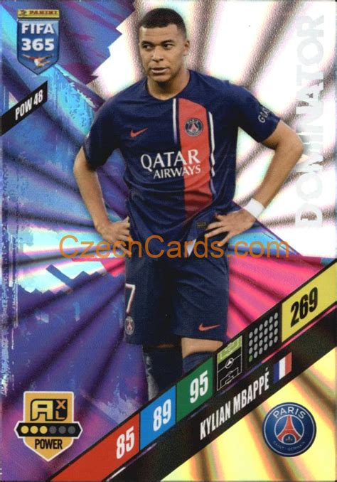 Football Soccer Kylian Mbapp Panini Fifa Adrenalyn Xl