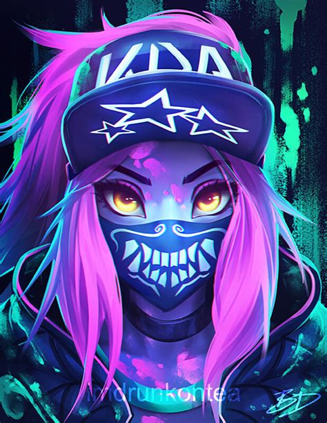 Artstation Kda Akali