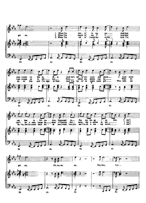 SATISFACTION Rolling Stones Piano Sheet music | Easy Sheet Music