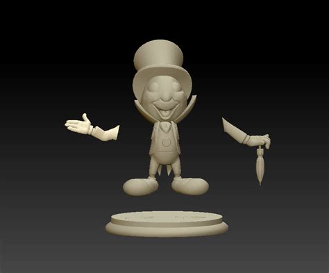 Stl File Jiminy Cricket Disney Cartoon Pinocho・3d Printer Design To