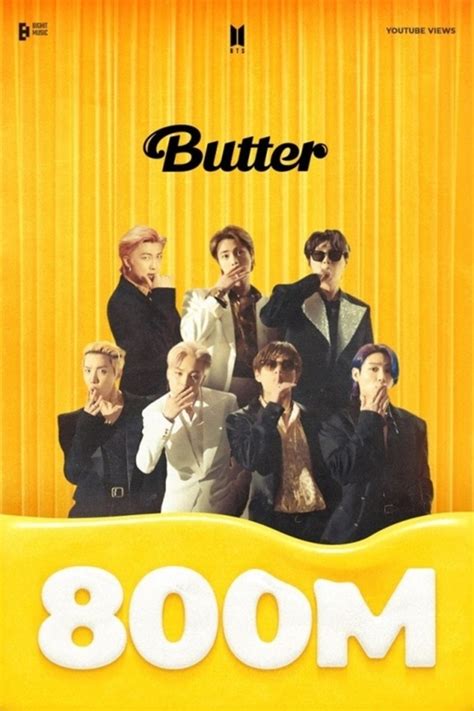 Bts（防弾少年団）、大ヒット曲「butter」のmv再生回数が8億回を突破！ Kstyle