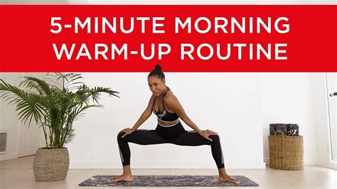 5 Minute Morning Warm Up Routine At Home Stretching Workout Smstretching Usa Youtube