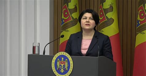 LIVE Briefing de presă susținut de premierul R Moldova Natalia