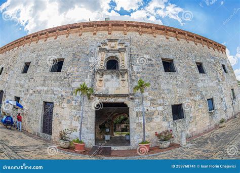 Facade And Entrance Of The Museo De Las Casas Reales Santo Domingo Dominican Republic