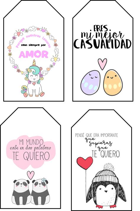 Carteles Y Etiquetas Para Imprimir San Valentin