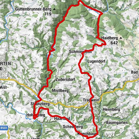 Aisttalrunde 913 BERGFEX Radfahren Tour Oberösterreich