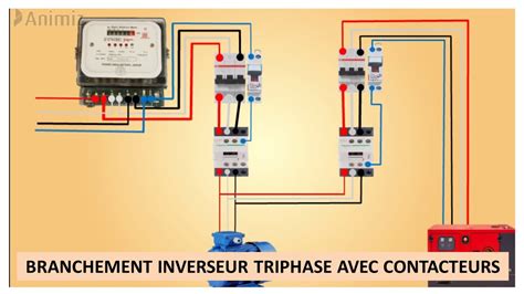 Branchement Inverseur Triphase Avec Contacteurs Youtube