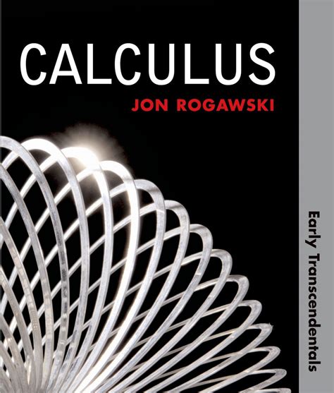 PDF Calculus Early Transcendentals Jon Rogawski 1st Edition