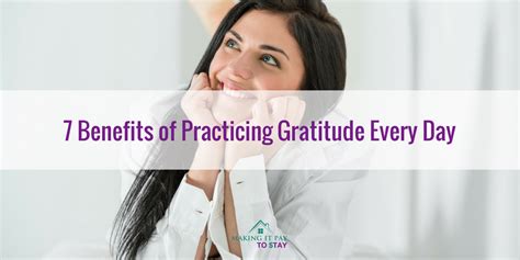 Benefits Of Practicing Gratitude Every Day Making It Pay To Stay