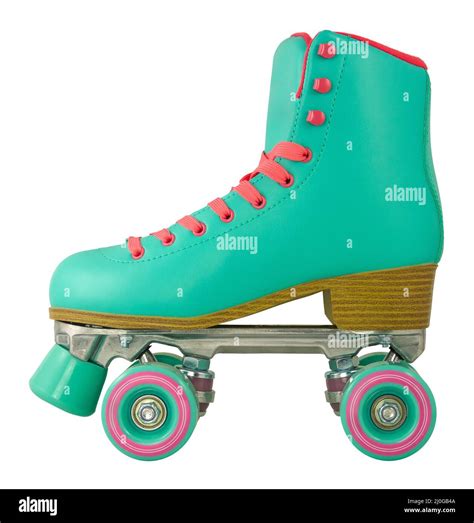 S Retro Roller Skate Cut Out Stock Images Pictures Alamy