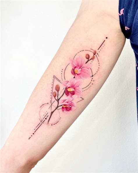 25 Prettiest Orchid Tattoo | Orchid tattoo, Beautiful flower tattoos, Small tattoos