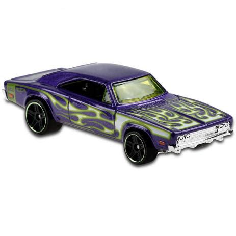 Carrinho Hot Wheels Dodger Charger Roxo BIXWP HW Flames Mattel Toyshow Tudo De