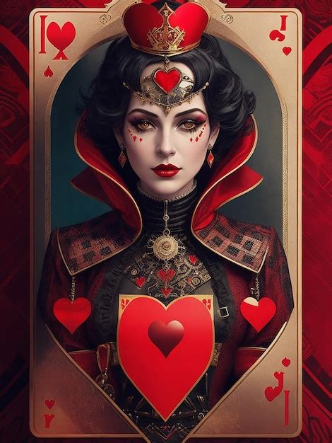 Premium Ai Image Queen Of Hearts Generate By Ai