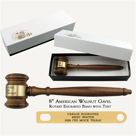 8" Gavels - Engraving, Awards & Gifts