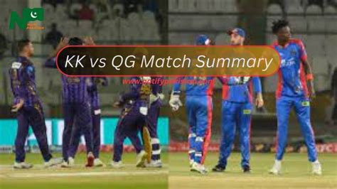 Psl Kk Vs Qg Match Karachi Kings Dominant Defeated Quetta