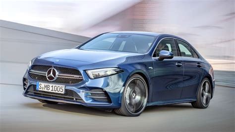 2020 Mercedes Amg A 35 4matic Sedan Denim Blue Youtube