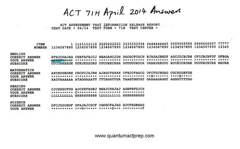 Act Practice Test Reading