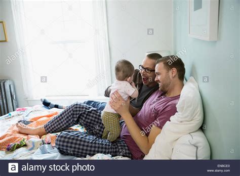 Gay Couple Sitting Baby Girl Hi Res Stock Photography And Images Alamy