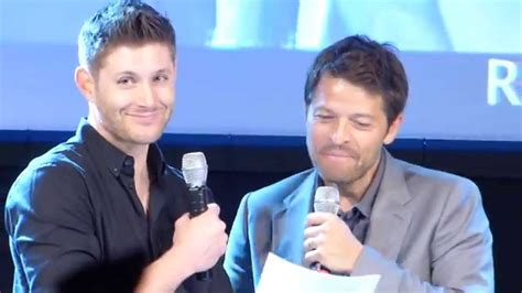 Misha Collins And Jensen Ackles Kiss