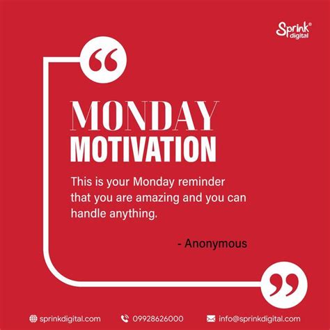 Monday Motivation in 2024 | Typography quotes inspirational, Social media advertising design ...