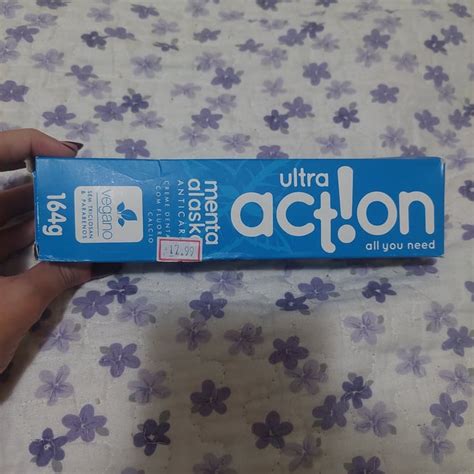 Ultra Action Creme Dental Fl Or E C Lcio Menta Alaska Antic Rie