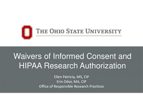 Pdf Waivers Of Informed Consent And Hipaa Research Authorization