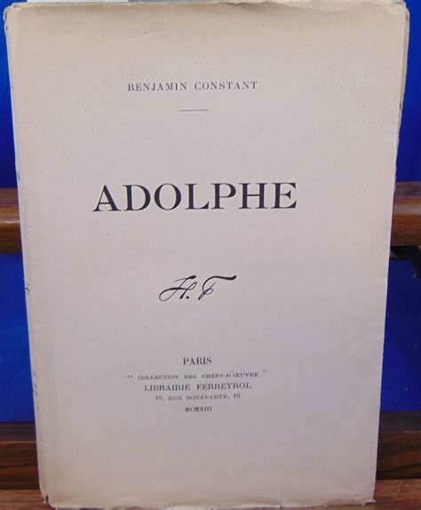 Constant Benjamin Adolphe Anecdote Trouv E Dans Les Papiers D Un