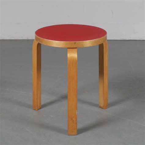 Birch Stool By Alvar Aalto For Artek Finland 1950s 112962