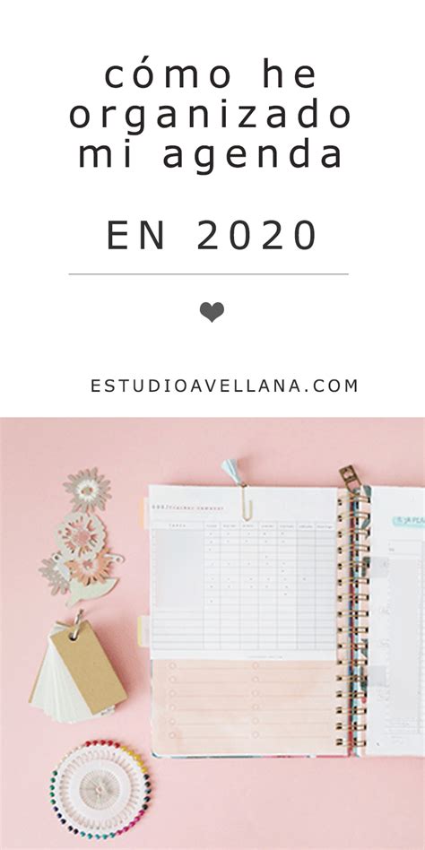 Mi Agenda Para 2020 Agendas Consejos De Blog Y Como Organizar Mi Tiempo