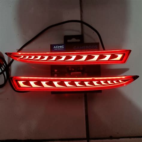 Jual Lampu Reflektor Cahaya Mata Kucing Bumper Belakang Mobil Rear