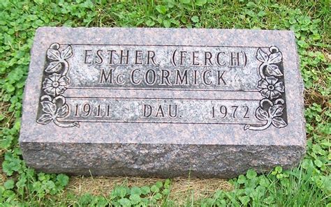 Esther Ruth Ferch Mccormick 1911 1972 Mémorial Find A Grave