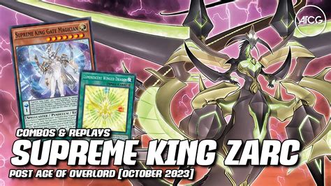 Yu Gi Oh Supreme King Zarc Deck Combos Replays Post Age Of