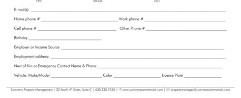 Update Resident Information Pdf Form Formspal